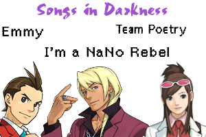 Songs In Darkness NaNoRebel Writerverse Sigtag