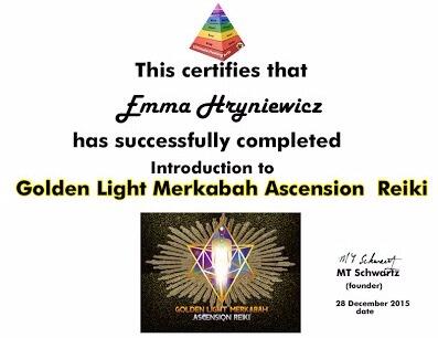 Introduction to Golden Light Merkabah Ascension Reiki Cert